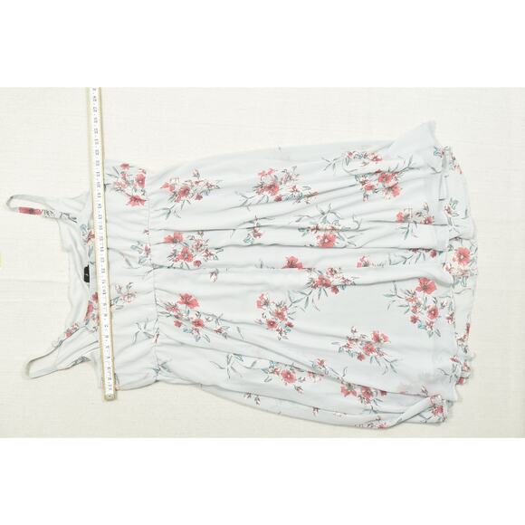 Torrid Plus Size 2 (18/20) Floral Midi Chiffon Cowl Neck Pleated Dress NEW - Picture 3 of 8